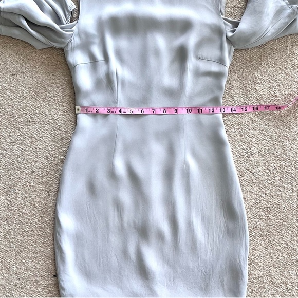 Keepsake Believer Cold Shoulder Mini Dress in Pale Gray XS - Picture 8 of 16